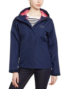 Helly Hansen Navy Jacket with Pink Mesh Lining